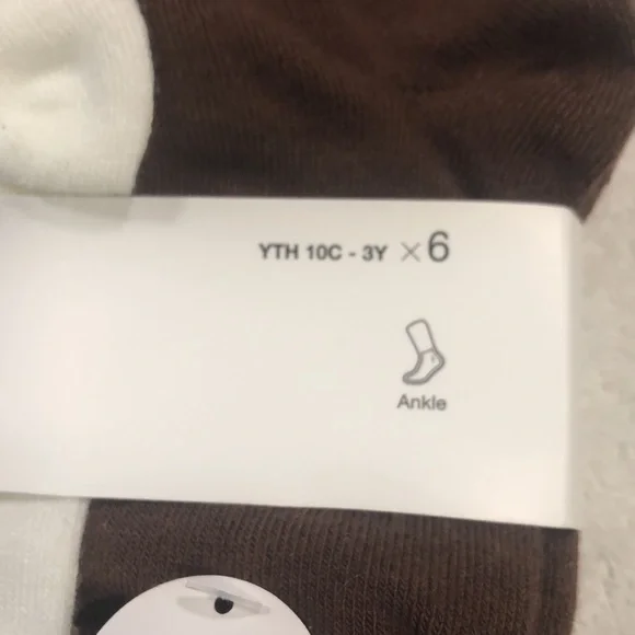Nike Tan and Brown Athletic Socks - Picture 3 of 4